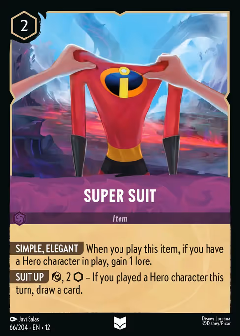 Super Suit - Wilds Unknown Lorcana spoiler