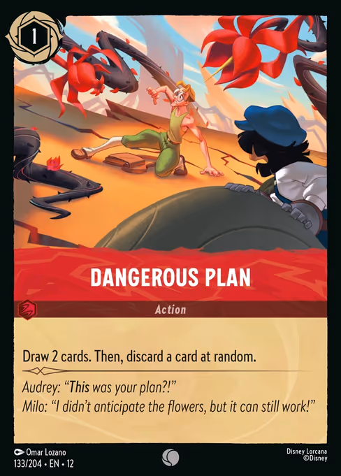 Dangerous Plan - Wilds Unknown Lorcana spoiler