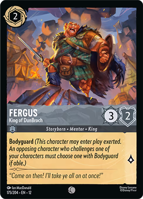 Fergus - Wilds Unknown Lorcana spoiler