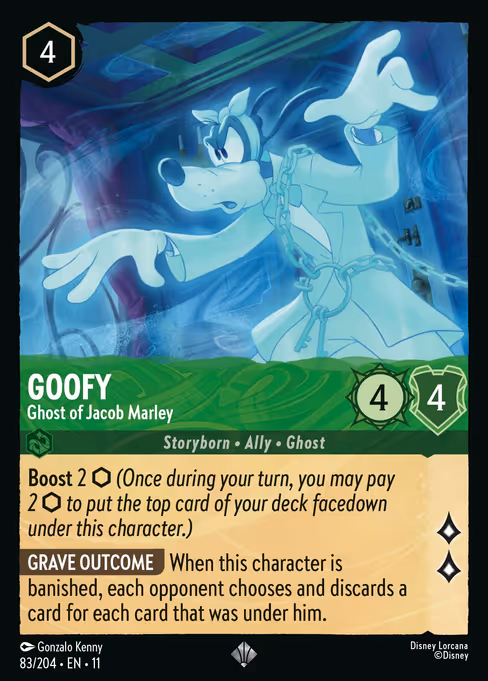 Goofy - Winterspell Lorcana spoiler