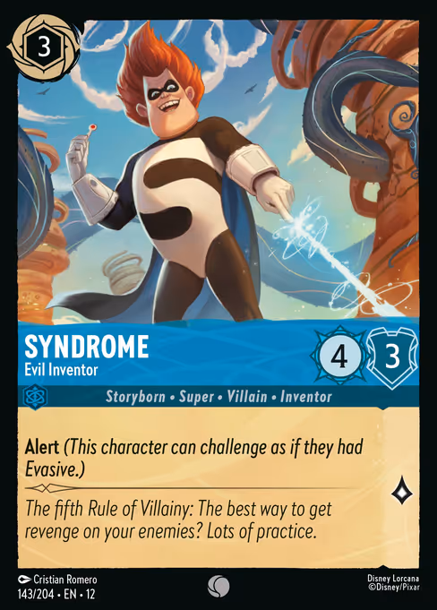 Syndrome - Wilds Unknown Lorcana spoiler