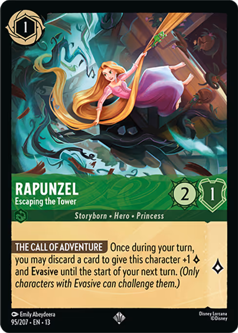 Rapunzel - Attack of the Vine! Lorcana spoiler