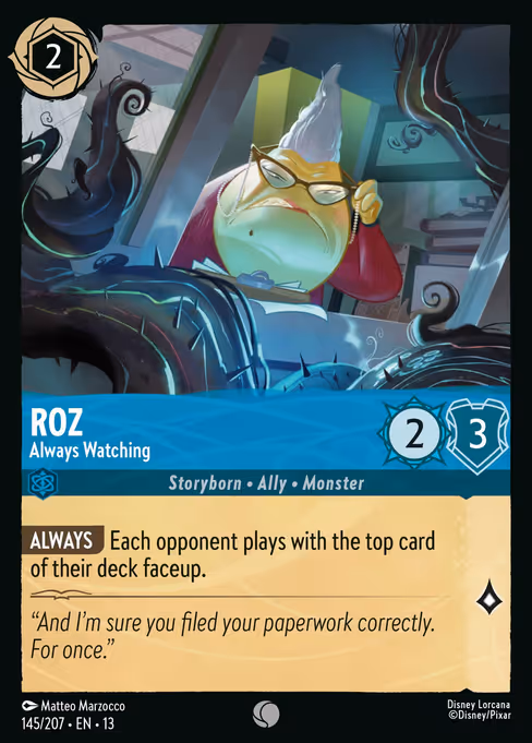 Roz - Attack of the Vine! Lorcana spoiler