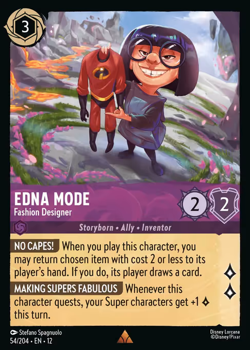 Edna Mode - Wilds Unknown Lorcana spoiler