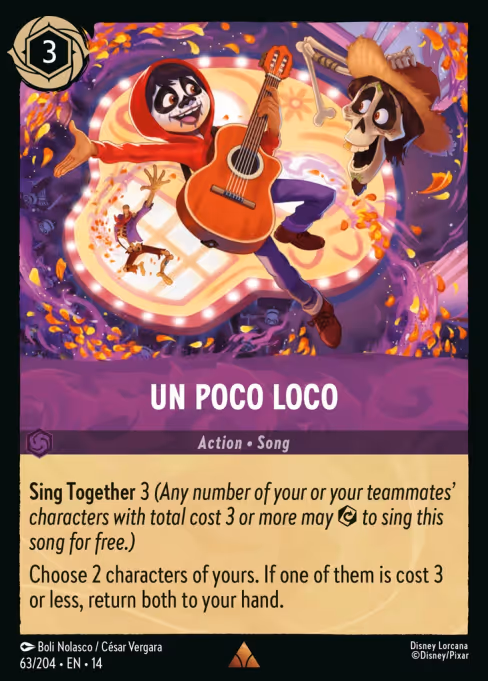 Un Poco Loco - Hyperia City Lorcana spoiler