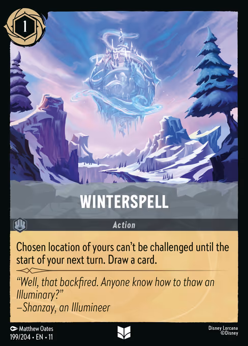 Winterspell - Winterspell Lorcana spoiler