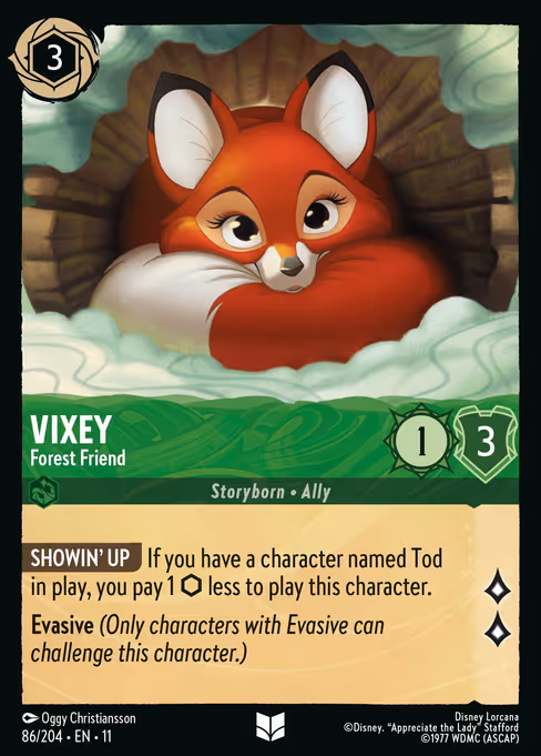 Vixey - Winterspell Lorcana spoiler
