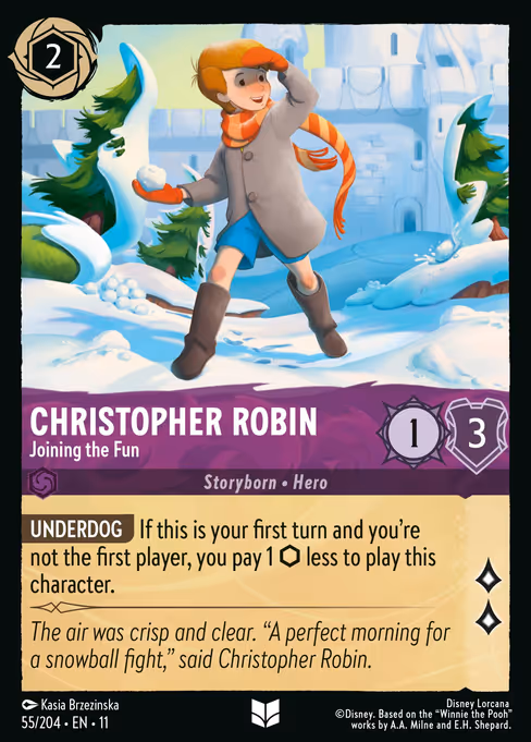 Christopher Robin - Winterspell Lorcana spoiler