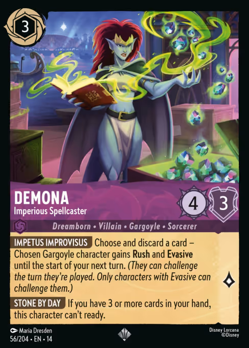 Demona - Hyperia City Lorcana spoiler