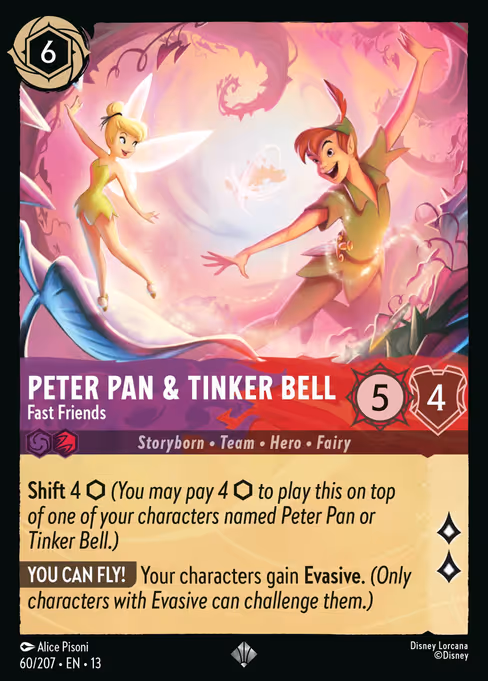 Peter Pan & Tinker Bell - Attack of the Vine! Lorcana spoiler