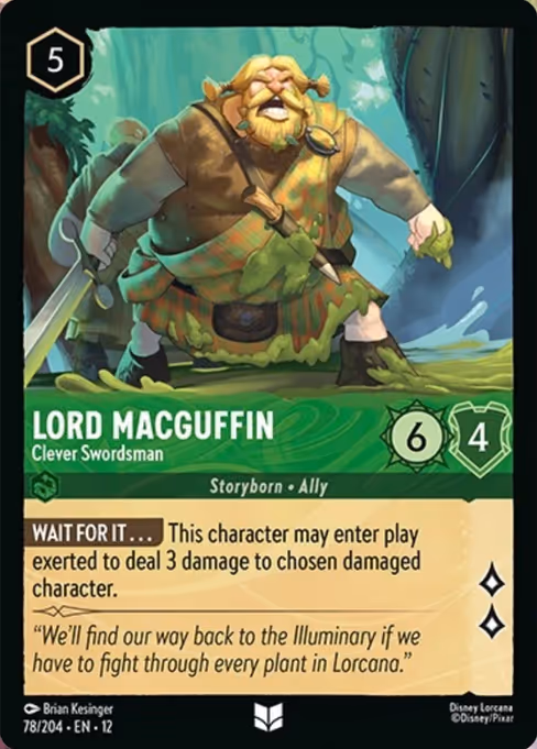 Lord Macguffin - Wilds Unknown Lorcana spoiler