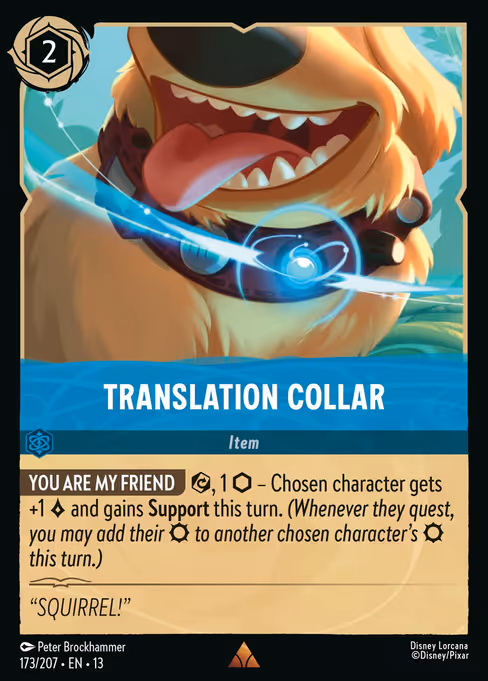 Translation Collar - Attack of the Vine! Lorcana spoiler