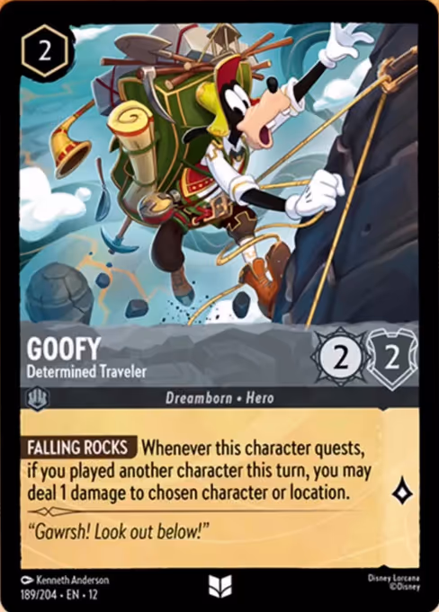 Goofy - Wilds Unknown Lorcana spoiler