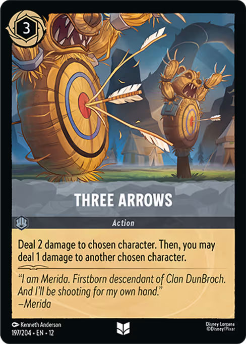 Three Arrows - Wilds Unknown Lorcana spoiler