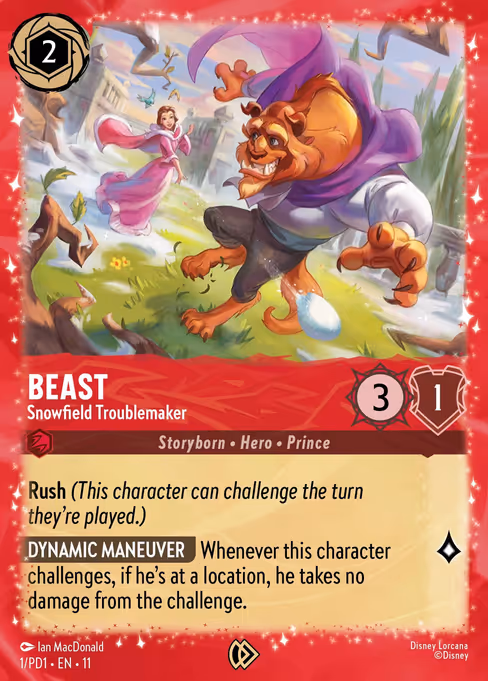 Beast - PD1 Lorcana spoiler