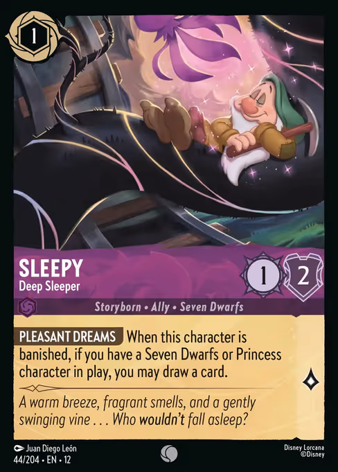 Sleepy - Wilds Unknown Lorcana spoiler