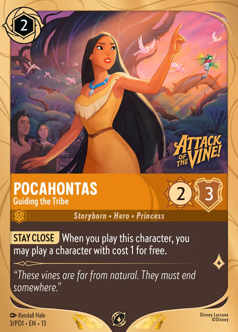 Pocahontas - PD1 Lorcana spoiler