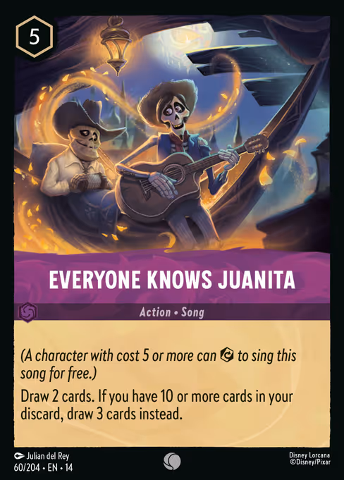 Everyone Knows Juanita - Hyperia City Lorcana spoiler