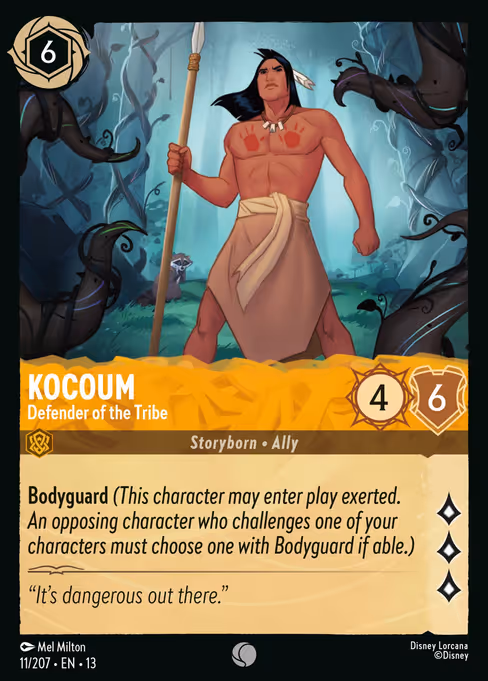 Kocoum - Attack of the Vine! Lorcana spoiler