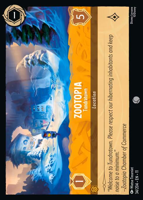 Zootopia - Winterspell Lorcana spoiler