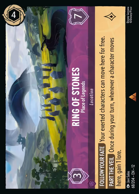 Ring of Stones - Wilds Unknown Lorcana spoiler