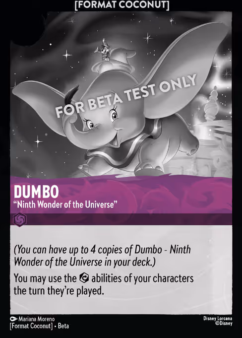 Dumbo - Format Coconut Lorcana spoiler