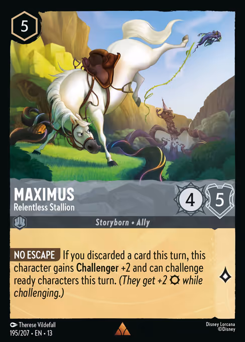 Maximus - Attack of the Vine! Lorcana spoiler