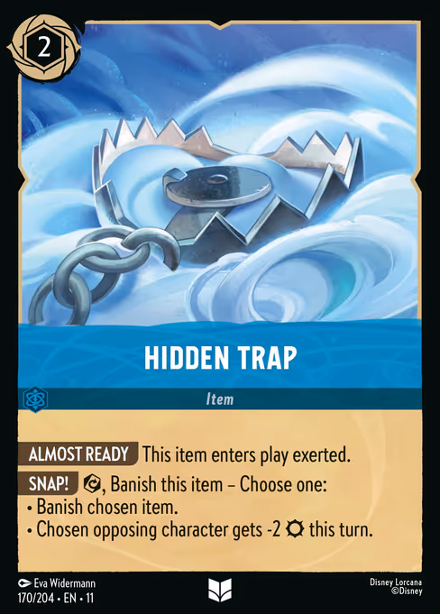 Hidden Trap - Winterspell Lorcana spoiler
