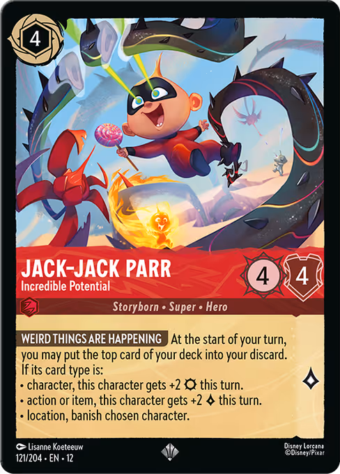 Jack-jack Parr - Wilds Unknown Lorcana spoiler