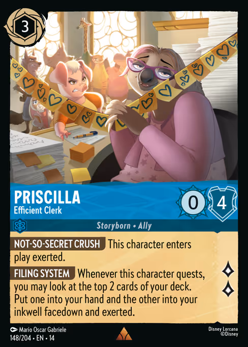 Priscilla - Hyperia City Lorcana spoiler