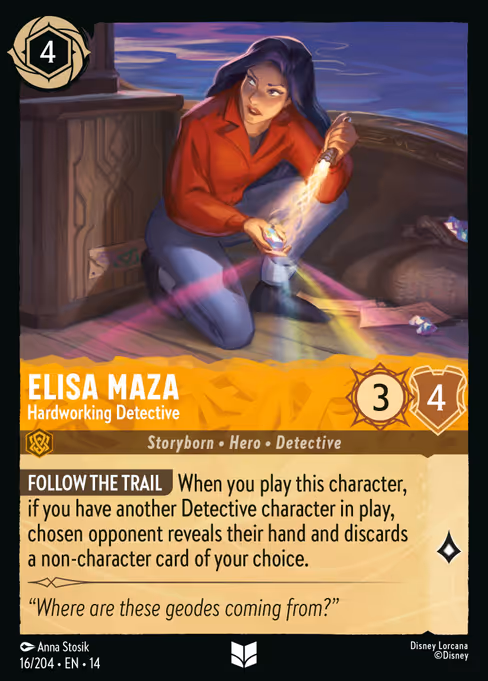 Elisa Maza - Hyperia City Lorcana spoiler