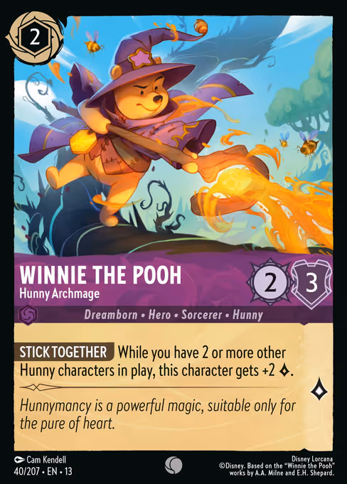 Winnie The Pooh - Attack of the Vine! Lorcana spoiler