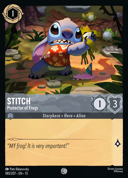 Stitch - Attack of the Vine! Lorcana spoiler