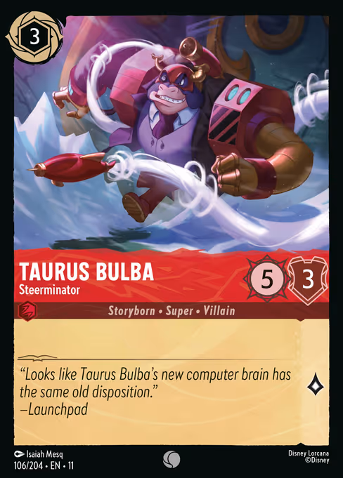 Taurus Bulba - Winterspell Lorcana spoiler
