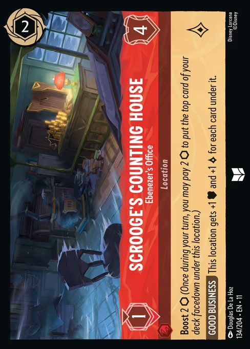 Scrooge's Counting House - Winterspell Lorcana spoiler