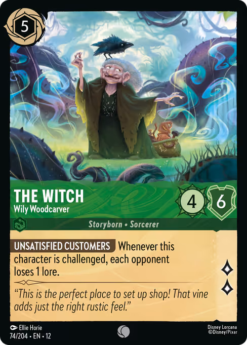 The Witch - Wilds Unknown Lorcana spoiler