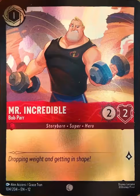 Mr. Incredible - Wilds Unknown Lorcana spoiler