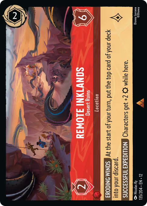 Remote Inklands - Wilds Unknown Lorcana spoiler