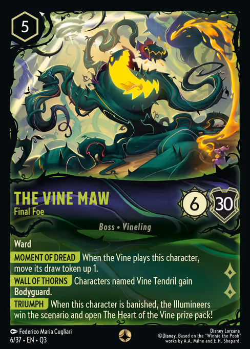 The Vine Maw - Hunny Rescue – Illumineer's Quest Lorcana spoiler