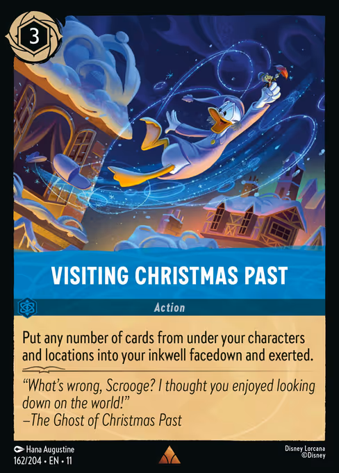 Visiting Christmas Past - Winterspell Lorcana spoiler