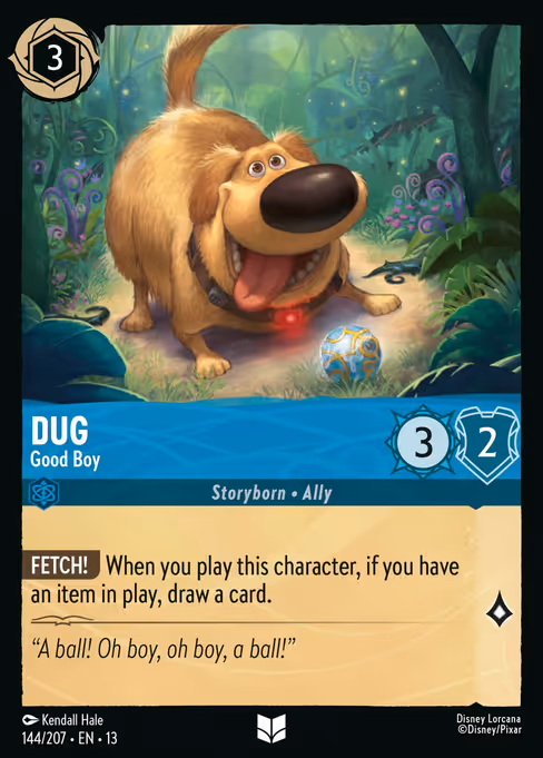Dug - Attack of the Vine! Lorcana spoiler