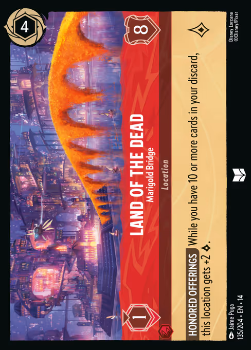 Land of the Dead - Hyperia City Lorcana spoiler