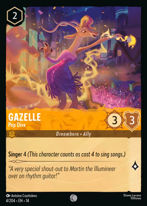 Gazelle - Hyperia City Lorcana spoiler