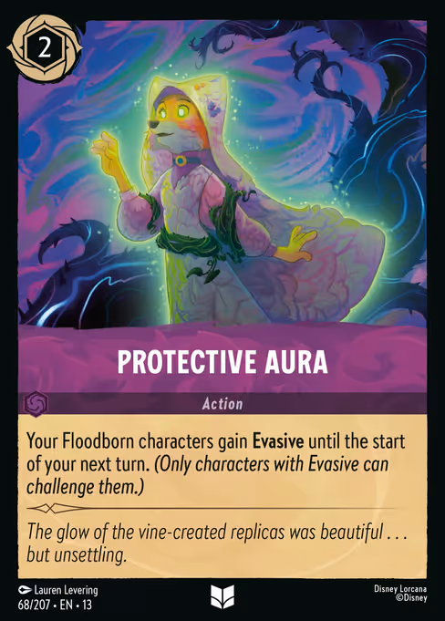 Protective Aura - Attack of the Vine! Lorcana spoiler