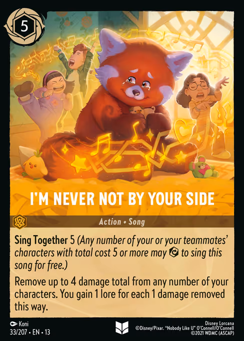 I’m Never Not By Your Side - Attack of the Vine! Lorcana spoiler