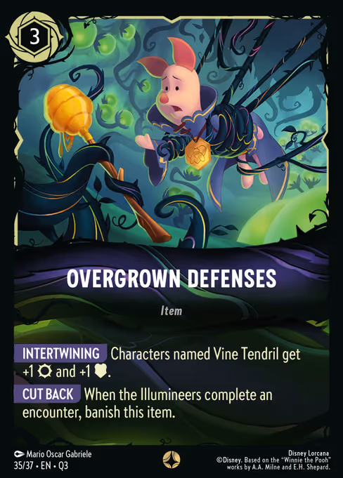 Overgrown Defenses - Hunny Rescue – Illumineer's Quest Lorcana spoiler