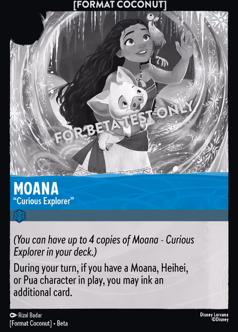 Moana - Format Coconut Lorcana spoiler
