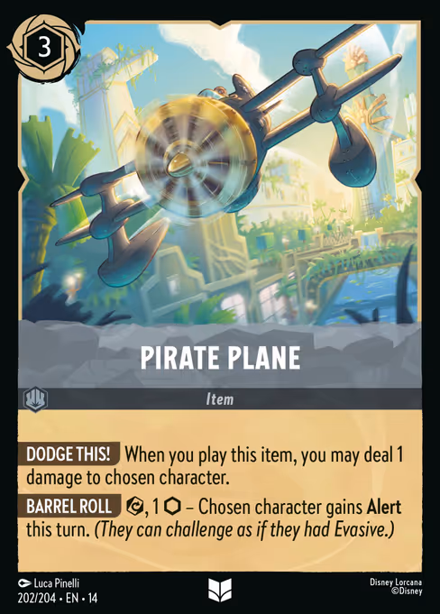 Pirate Plane - Hyperia City Lorcana spoiler