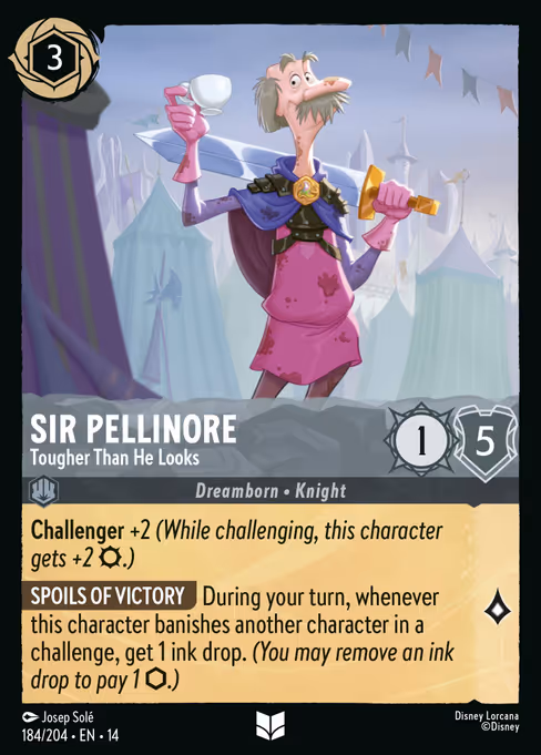 Sir Pellinore - Hyperia City Lorcana spoiler