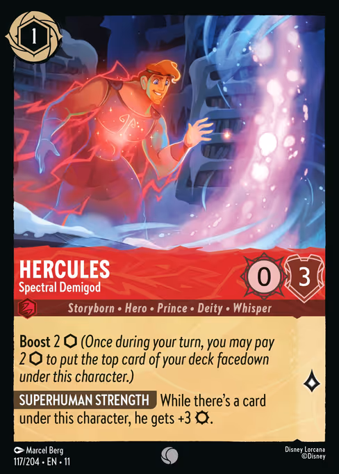 Hercules - Winterspell Lorcana spoiler